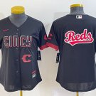 Cincinnati Reds #6 Jonathan India Men's 2023 City Connect Black  Stitched Jersey