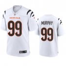 Men's Cincinnati Bengals #94 Sam Hubbard Limited White Rush Vapor