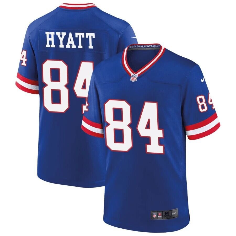 New York Giants #84 Jalin Hyatt White Stitched Football Jersey