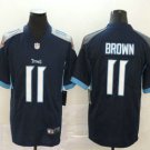 Nike Titans 11 A.J. Brown White New Vapor Untouchable Limited Men Jersey