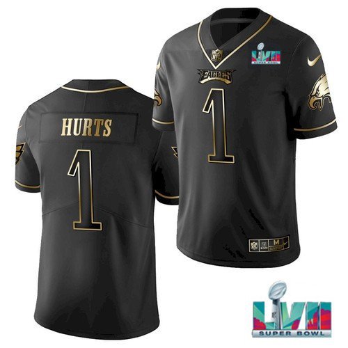 Men's Philadelphia Eagles #1 Jalen Hurts Gray Atmosphere Fashion