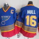 St. Louis Blues #11 Brian Sutter White Throwback CCM Jersey on