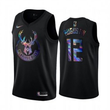 Milwaukee Bucks #22 Khris Middleton 2021 Black Finals Champions Stitched  Basketball Jersey in 2023