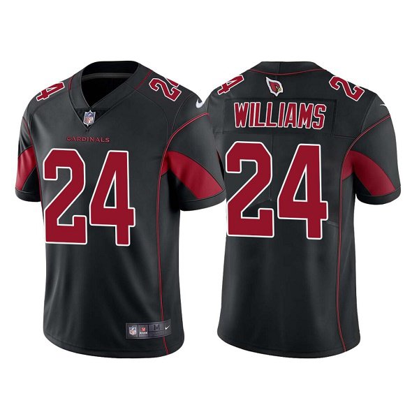 Men's Arizona Cardinals #24 Darrel Williams Black Color Rush Limited ...