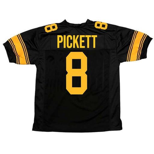 Men's Pittsburgh Steelers 8 Kenny Pickett Black Rush Jersey