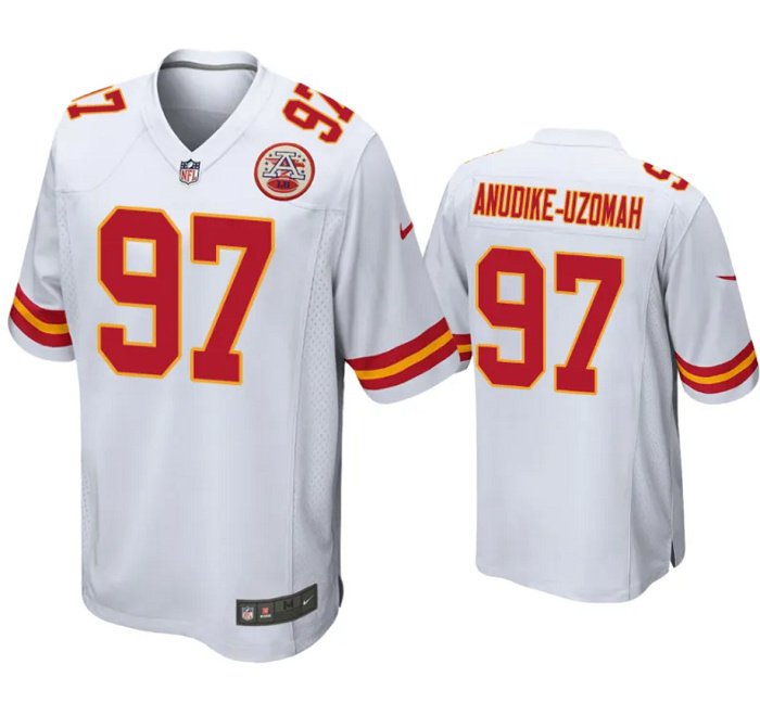 Men?s Kansas City Chiefs #97 Felix Anudike-Uzomah White Limited ...