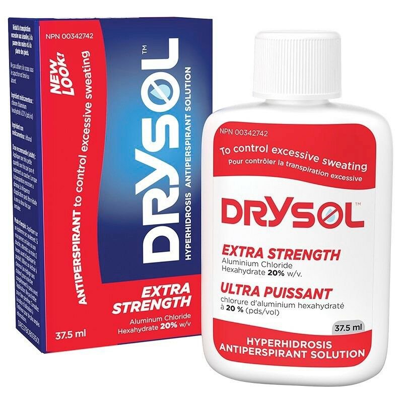 Drysol Liquid Extra Strength AntiPerspirant Excessive Sweating 2 x 37.5ml