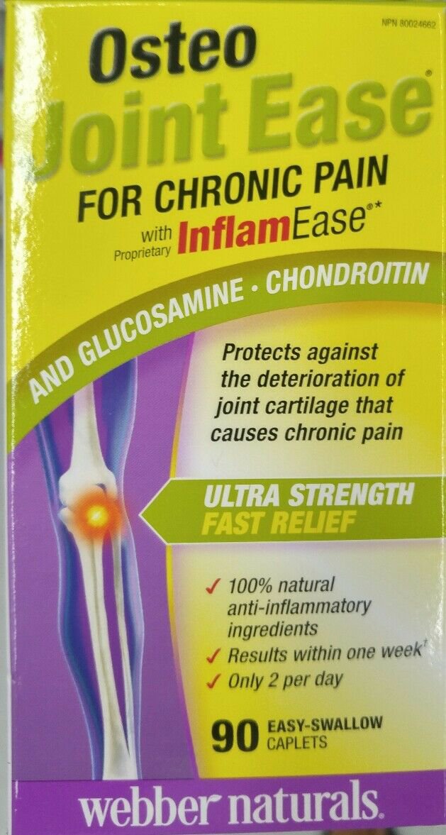 ber Naturals Osteo Joint Ease Pain Relief Ultra Strength 2 x 90 Canadian