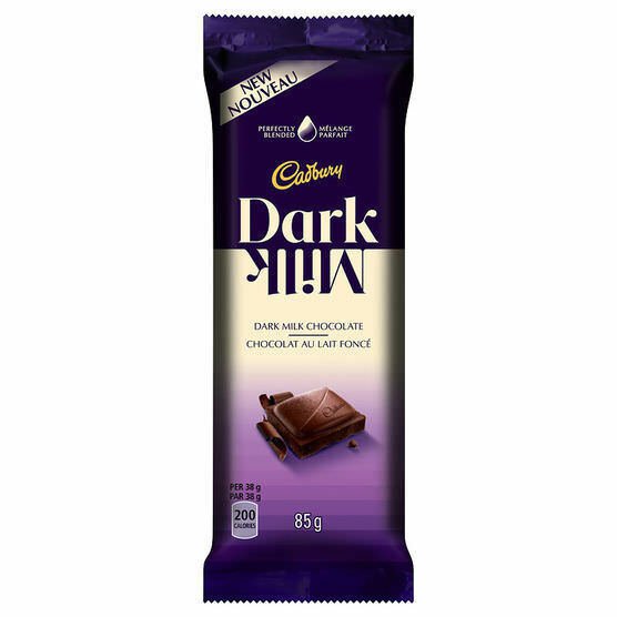 Cadbury Dark Milk Chocolate Perfectly Blended 12 x 85g bars Canada