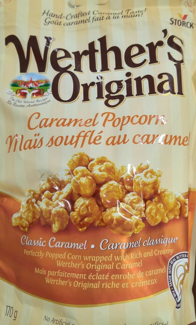 Werther’s Original Caramel Popcorn 10 x 170g Canadian