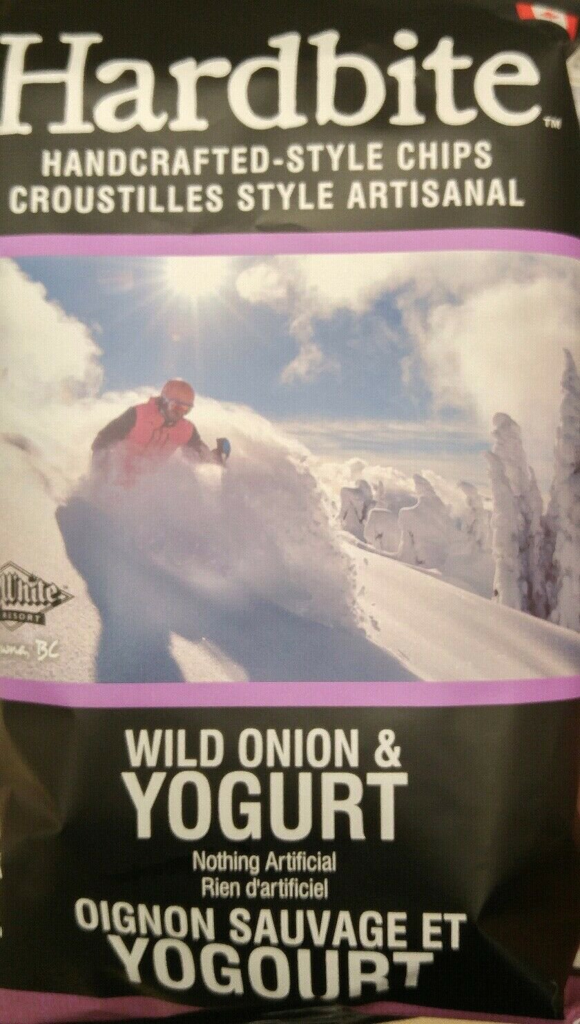 Hardbite Handcrafted Chips Wild Onion & Yogurt 6 bags x 150g Canadian