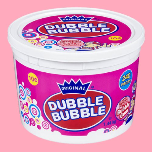 Original Double Bubble Tub 2 x 240 Pieces Chewing Gum Canada