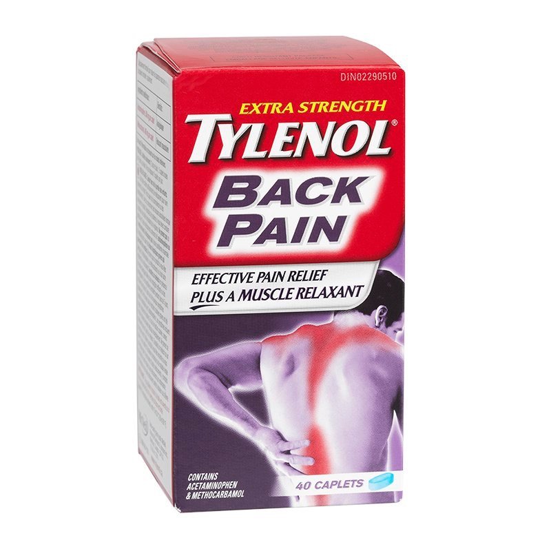Tylenol Extra Strength Back Pain Relief 2 x 40 Canadian