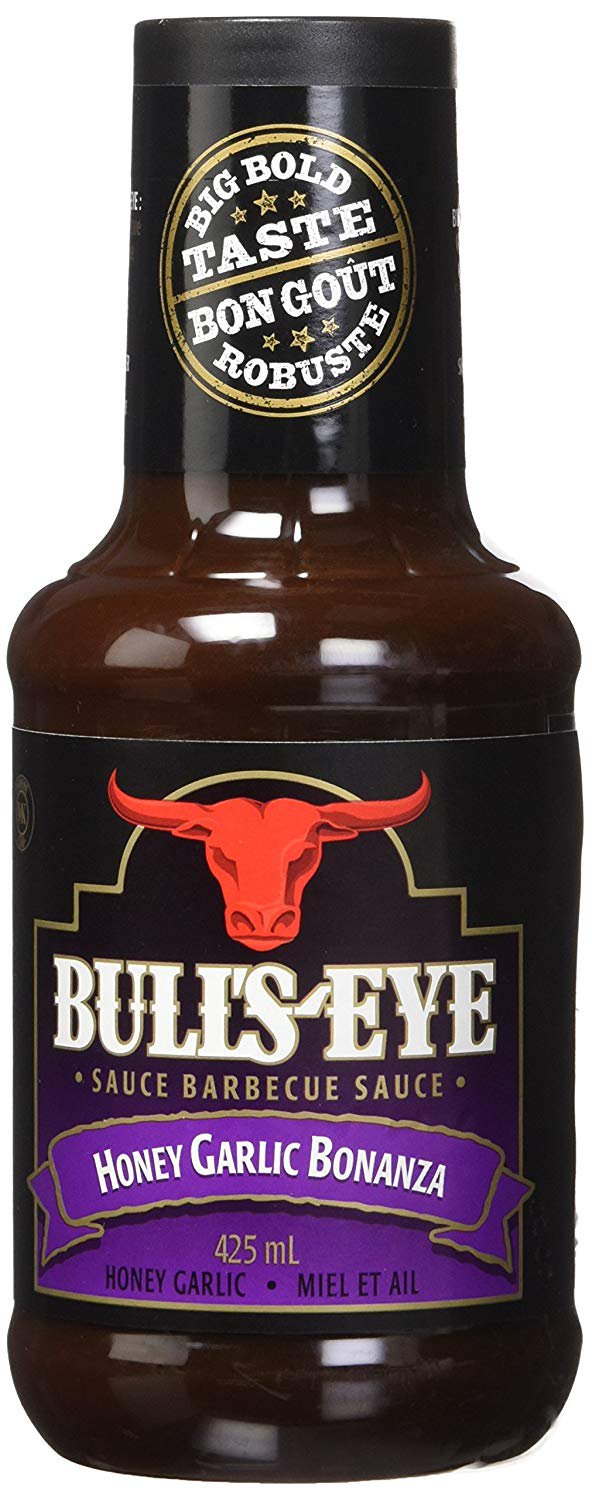 Bulls Eye Bbq Sauce Honey Garlic Bonanza 6 X 425ml Canadian 