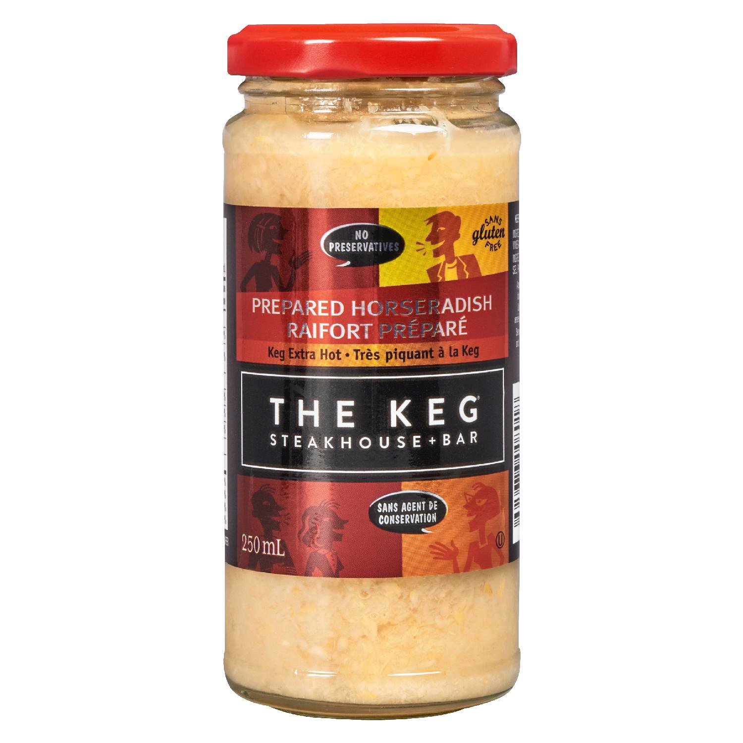 The Keg Steakhouse Extra Hot Horseradish 4 x 250ml Canadian