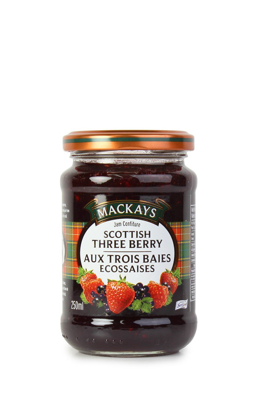 Mackays Scottish Three Berry Jam 6 x 250g