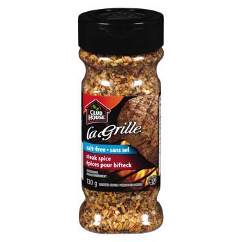 Club House Salt Free Steak Spice Seasoning 4 X 130g Canada