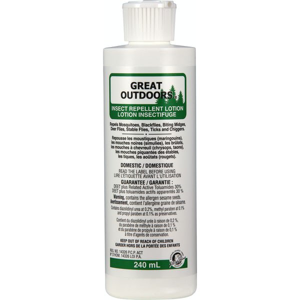 Great Outdoors Insect Repellent Lotion 3 x 240ml 30 Deet 6 hr Protect Canada