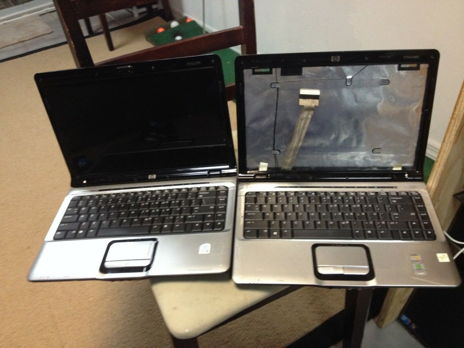 2 Laptops 2 Hp Pavilion Dv2000 141 Notebook Dv2000t And Dv2810us Notebooks 1748