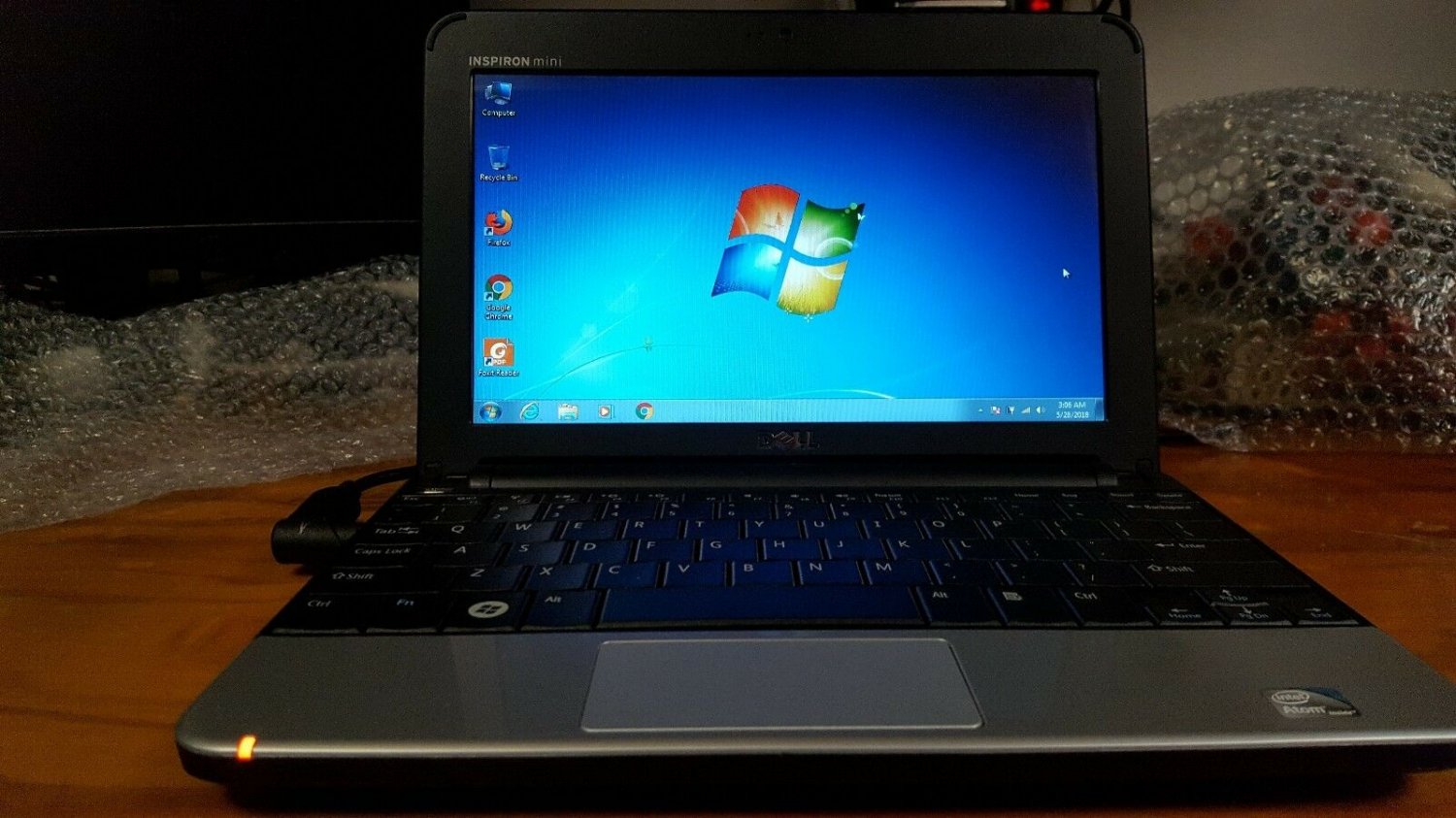 DELL INSPIRON MINI 10 LAPTOP NOTEBOOK INTEL ATOM 10" LIGHT LAPTOP WINDOWS 7 PRO