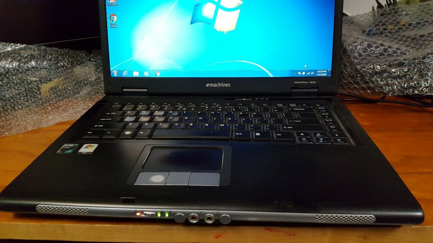 eMachines E620 15.4" LAPTOP notebook WINDOWS 7 Professional Pro