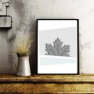 Printable Design frame art " Autumn plant 2"