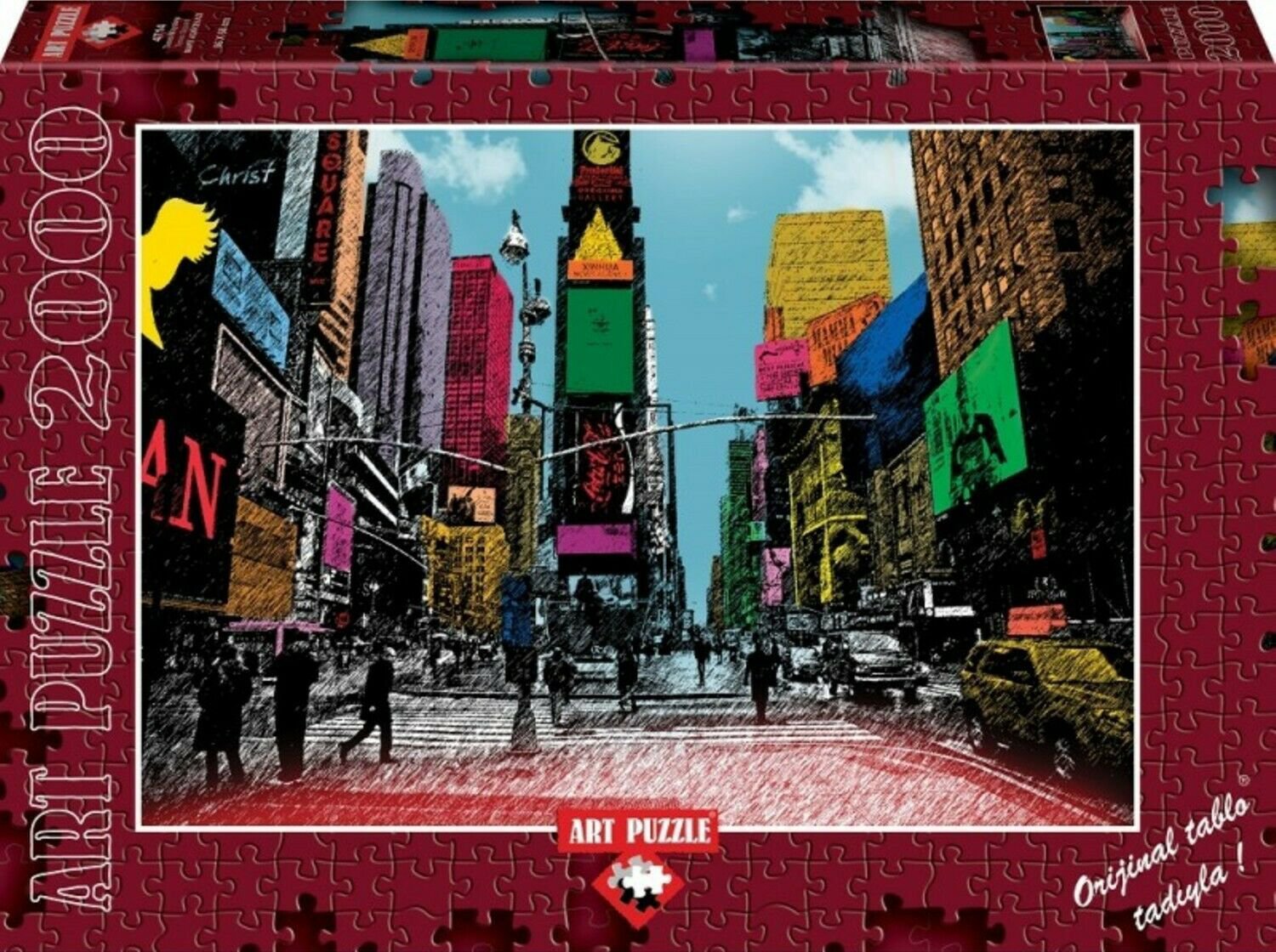Times Square 2000 Piece Puzzle - Mark Ashkenazi