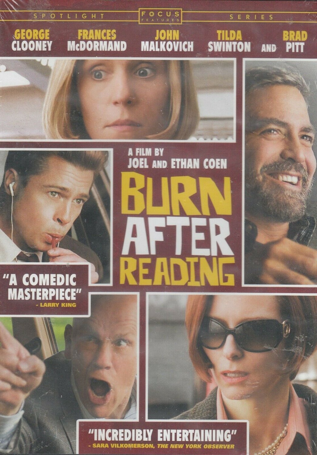 Burn After Reading (DVD, 2008)