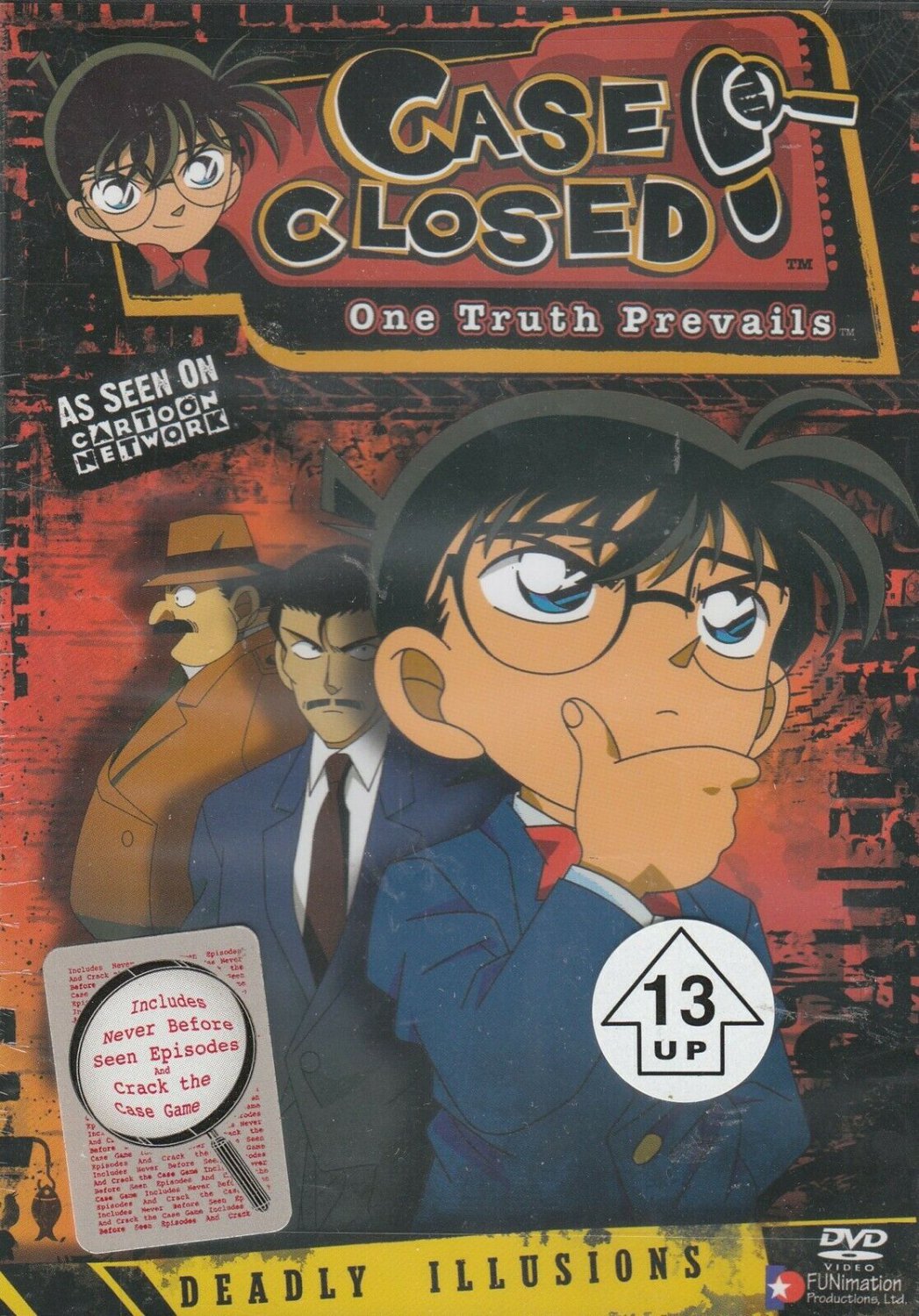 Case Closed - Vol. 4.1: Deadly Illusions (DVD, 2004, Uncut)