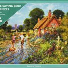 Otter House 1000 Piece Puzzle - Catching Tiddlers - Richard Telford