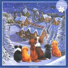 Otter House 1000 Piece Puzzle - Snowy Rooftops - Chrissie Snelling