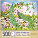 Bits And Pieces - Two Peacocks 500 Piece Puzzle - Rosiland Solomon