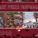 Café Walk II Panorama 1000 Piece Puzzle - James Lee