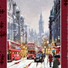 Whitehall In Snow 1500 Piece Puzzle - Beyaz Londra