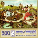Bits And Pieces - Picnic in the Meadow 500 Piece Puzzle - Linda Nelson Stocks
