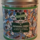 Impossible Puzzle - Garden Birds 500 Piece Puzzle in Gift-Giving Tin