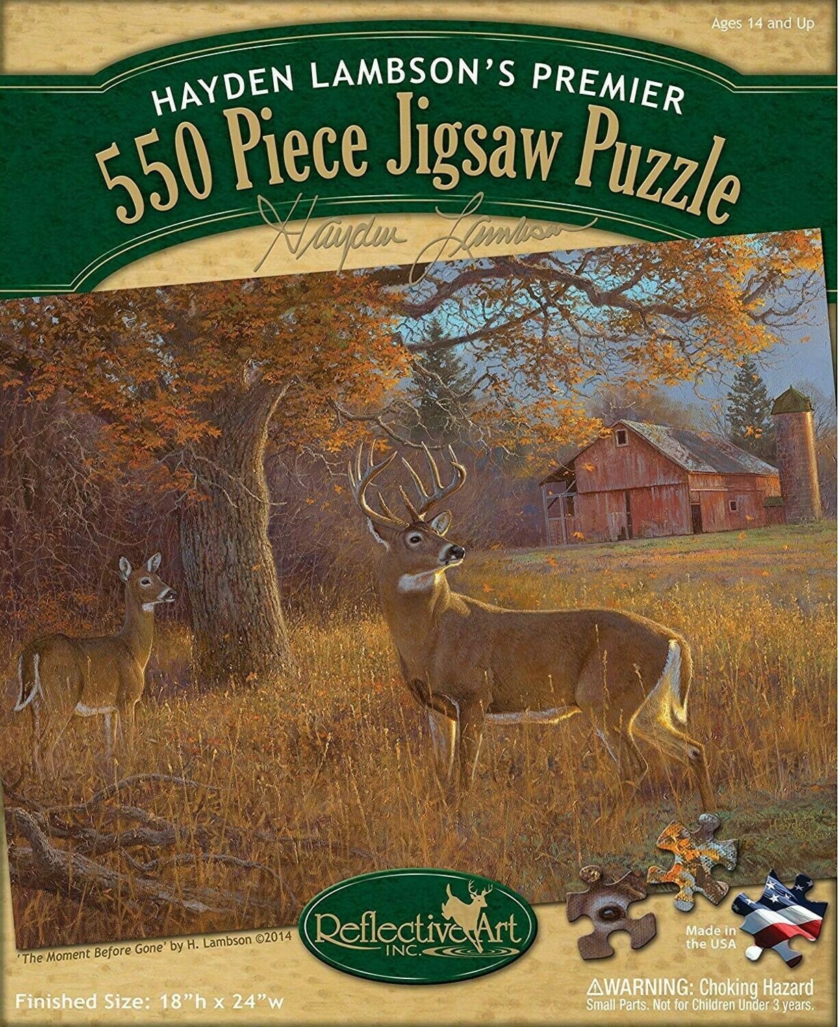 Moment Before Gone 550 Piece Puzzle - Hayden Lambson