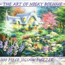 Cottage Pond 1000 Piece Puzzle - Nickey Boehme