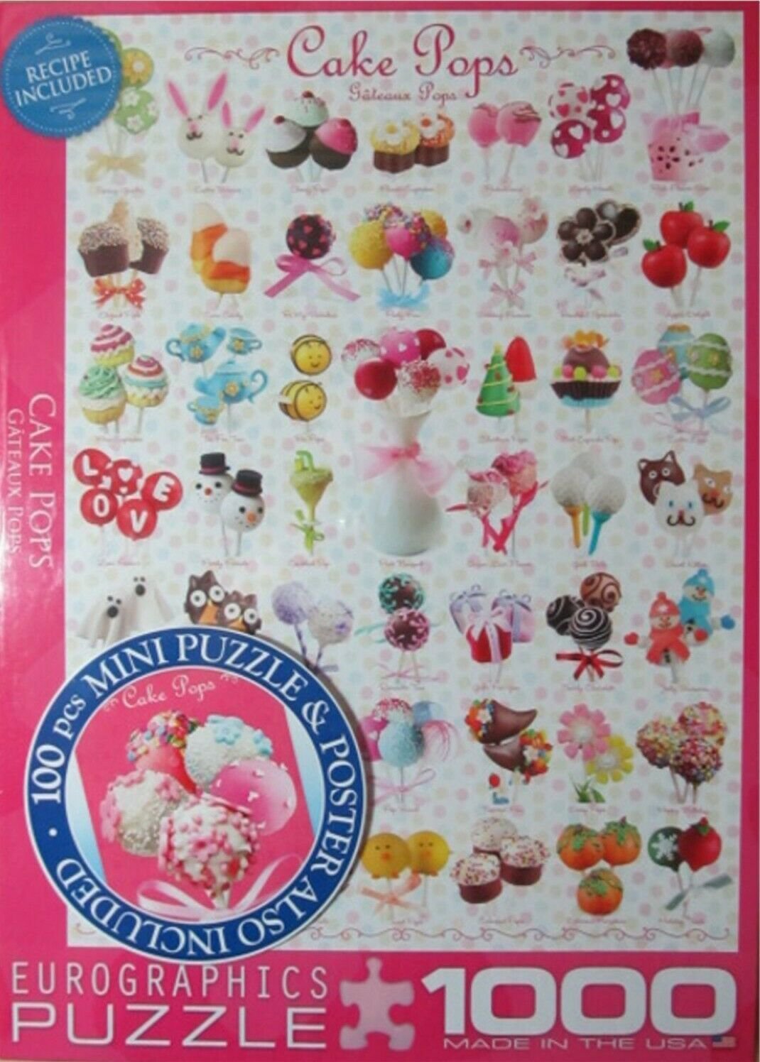 Cake Pops 1000 Piece Puzzle