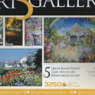 Art Gallery Puzzles - Sophie' Place(500), Perfect Choice(500), Garden Hideaway(5