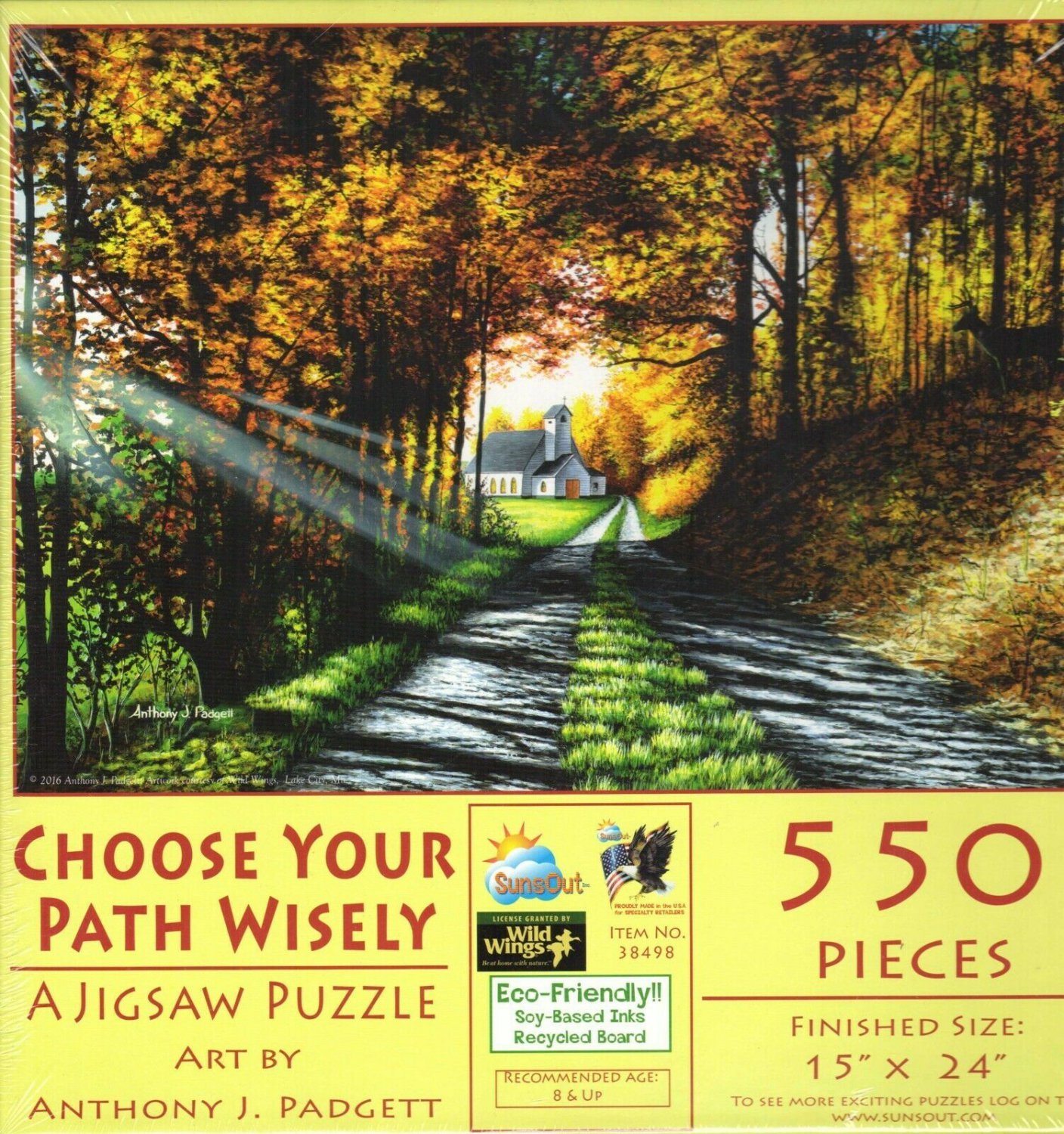 Choose Your Path Wisely 550 Piece Puzzle - Anthony J. Padgett