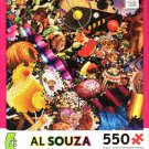 Al Souza Assemblage Raquet Ball 550 Piece Puzzle