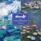 Waterlilies (2 Paintings) By Monet 500 Piece 2-Sided Puzzle