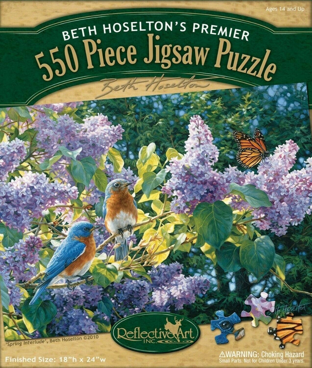 Spring Interlude 550 Piece Puzzle - Beth Hoselton