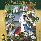 Back Yard Birds 550 Piece Puzzle - Russell Cobane