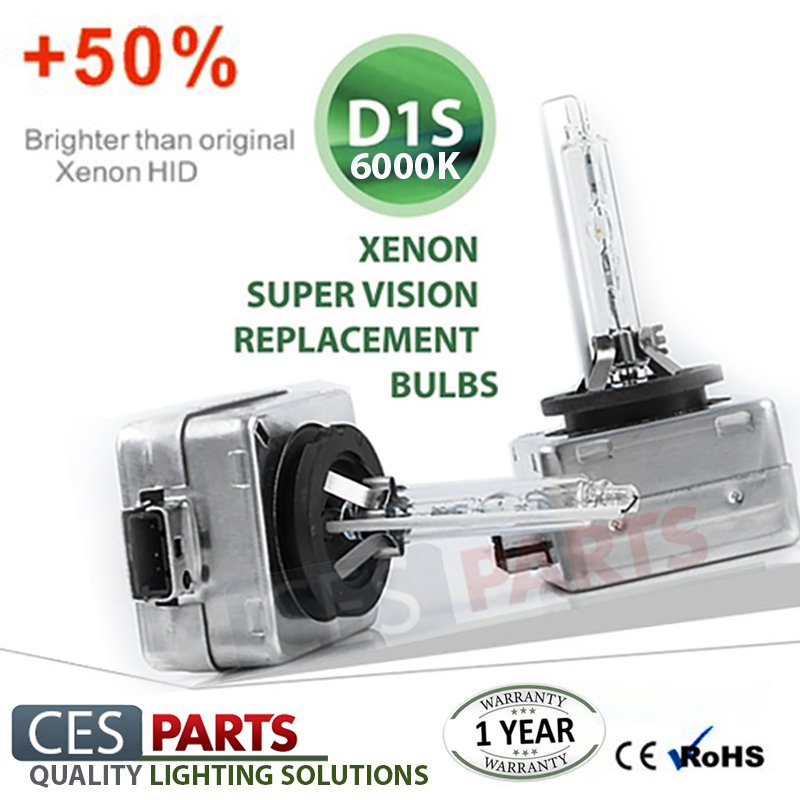 2x D1S XENON OEM REPLACEMENT 35W 6000K HID BULBS LOW BEAM FORD AUDI VW BMW MERCEDES VOLVO