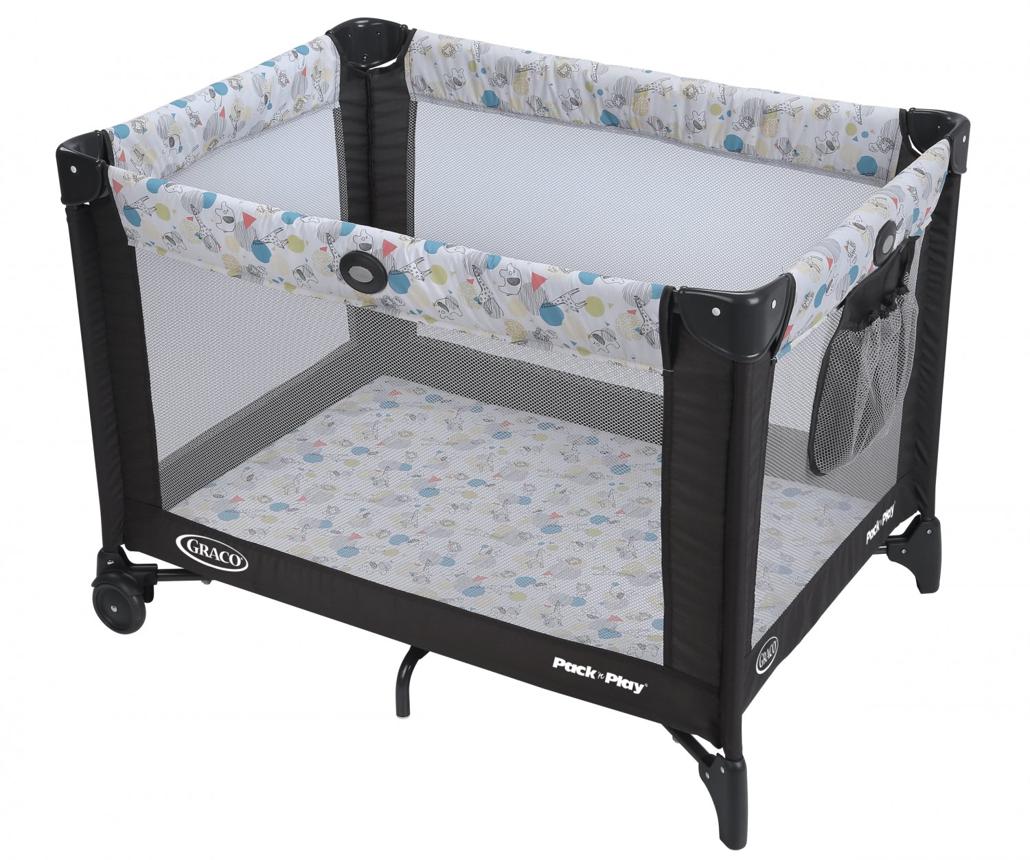 Graco Pack N Play Portable Playard Carnival 9g07cvl New