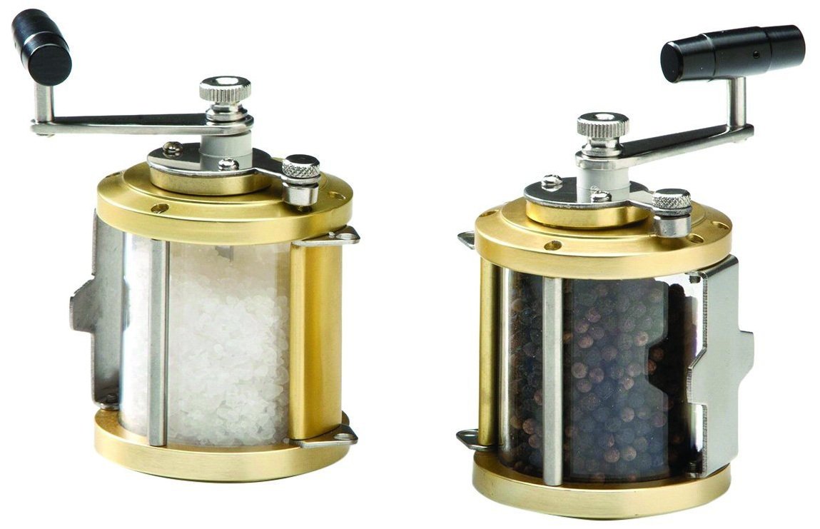 Galleyware Ocean Reel Salt & Pepper Mills Brand new Free Shipping