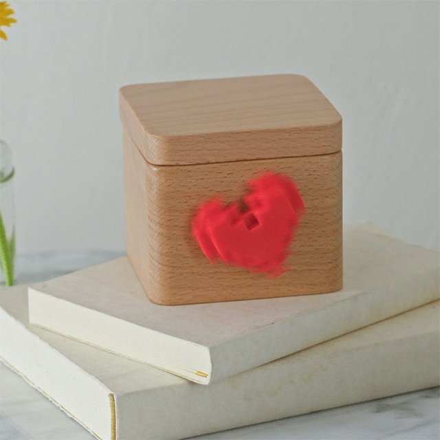 Lovebox Spinning Heart Messenger Brand New Free Shipping