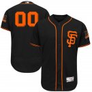 Men Personalized San Francisco Giants Custom Name Player Jersey Black